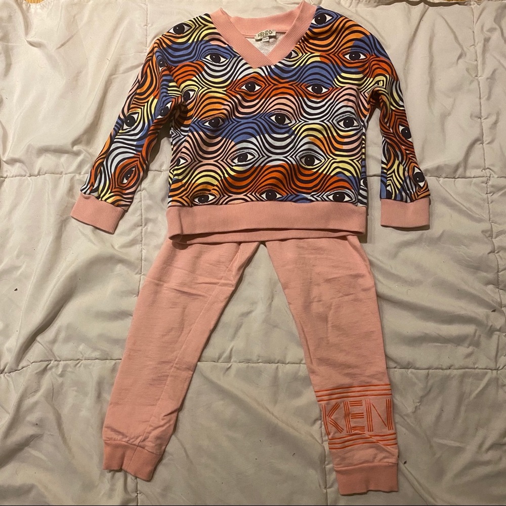 Kenzo girls top and bottom outfit.